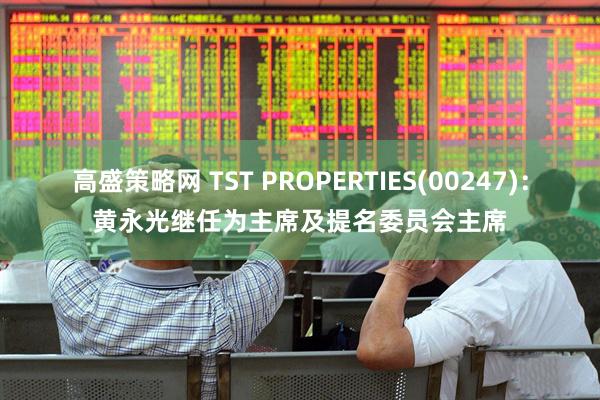 高盛策略网 TST PROPERTIES(00247)：黄永光继任为主席及提名委员会主席
